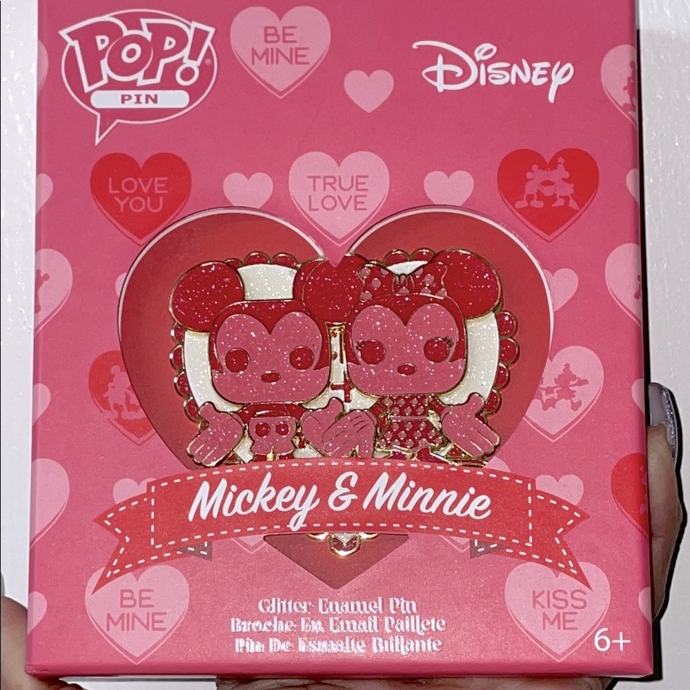 LE POP! Glitter Disney Pin